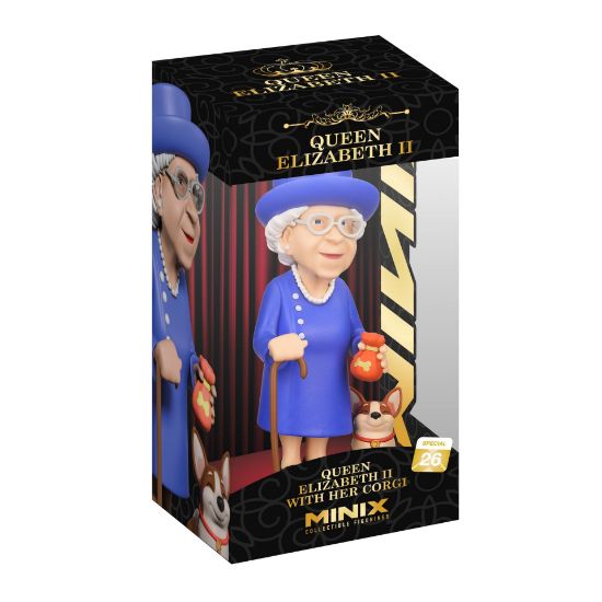 Obrázek MINIX Special Character: Queen Elizabeth II with Corgi