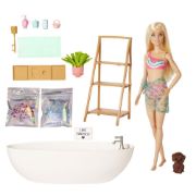 Obrázek Barbie panenka a koupel s mýdlovými konfetami blondýnka