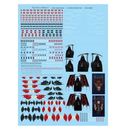 Obrázek Night Lords Legion Transfer Sheet