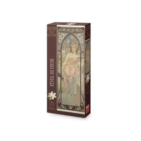 Obrázek Alfons Mucha – Probuzení rána 75 panoramic Puzzle
