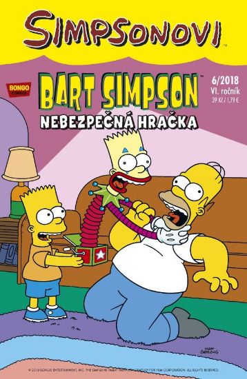 Bart Simpson 60:08/2018 Nebezpečná hračka