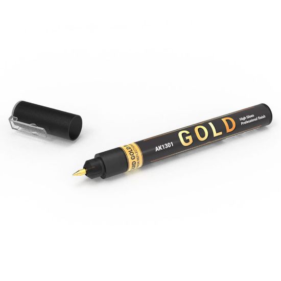 Obrázek AK Interactive: Metallic Liquid Marker - Gold