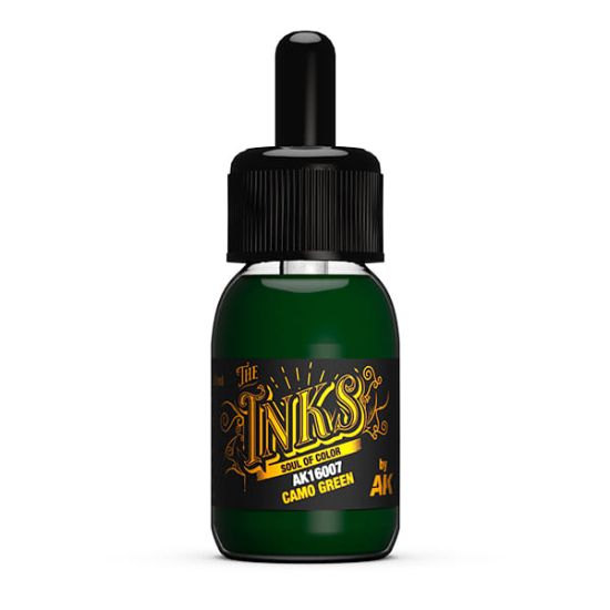Obrázek AK Interactive: Inks - Camo Green