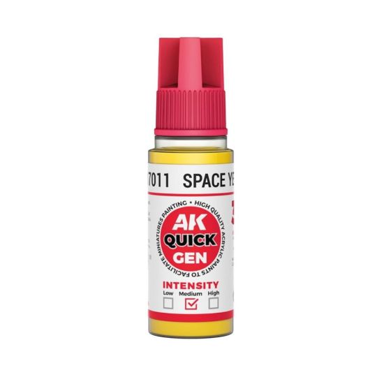 Obrázek AK Interactive: Quick Gen - Space Yellow 18 ml