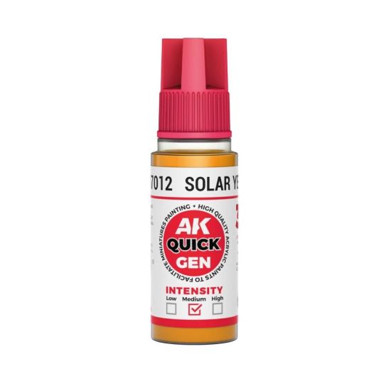 Obrázek AK Interactive: Quick Gen - Solar Yellow 18 ml