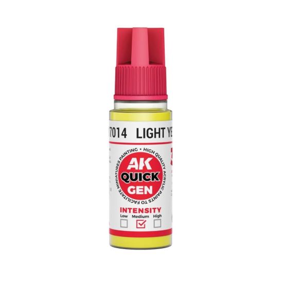 Obrázek AK Interactive: Quick Gen - Light Yellow 18 ml