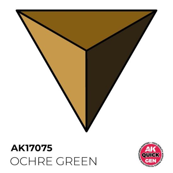 Obrázek AK Interactive: Quick Gen - Ochre Green 18 ml