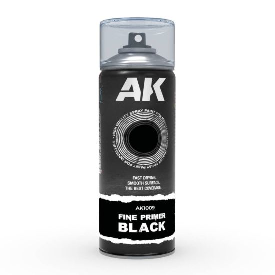 Obrázek AK Interactive - Fine Primer Black Spray