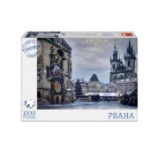 Obrázek Puzzle Zimní orloj 1000 dílků