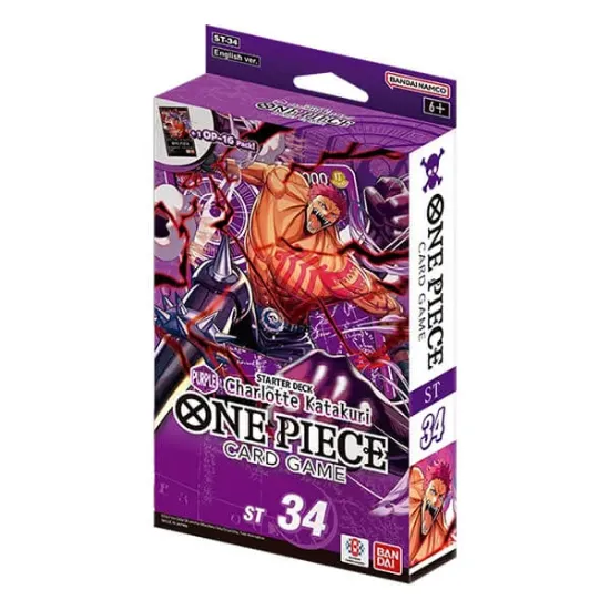 Obrázek One Piece Card Game - Starter Deck PURPLE Charlotte Katakuri ST-34 - EN