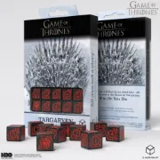 Sada šestistěnných kostek Game of Thrones - Targaryen (10 ks)